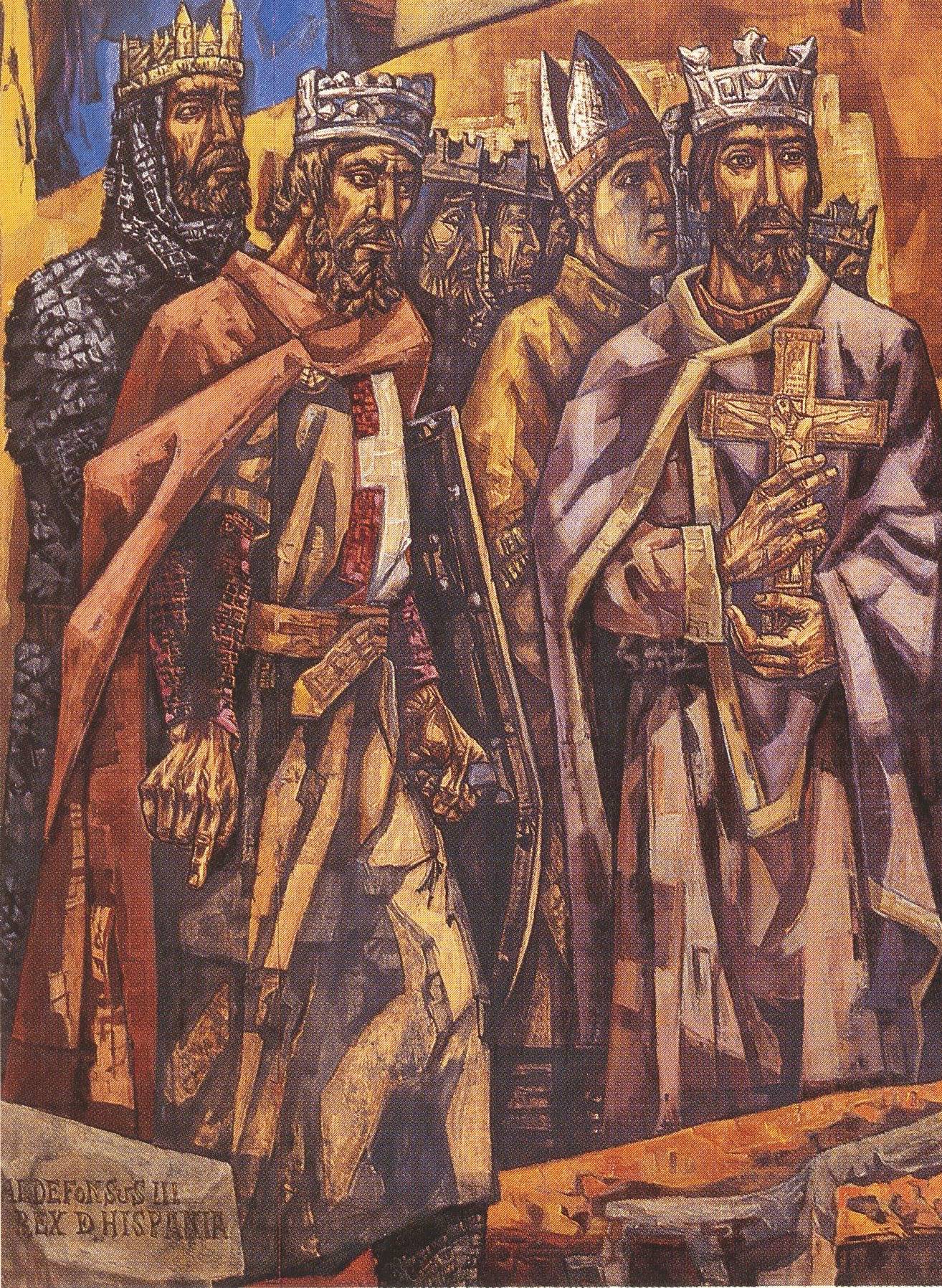 Mural El Cortejo de los Reyes de León Vela Zanetti