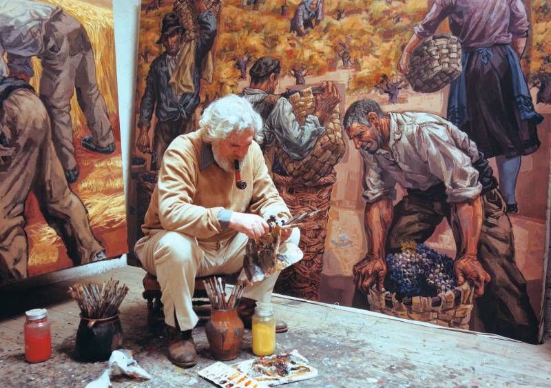 Vela Zanetti Murales para Caja Rural de Burgos, 1976